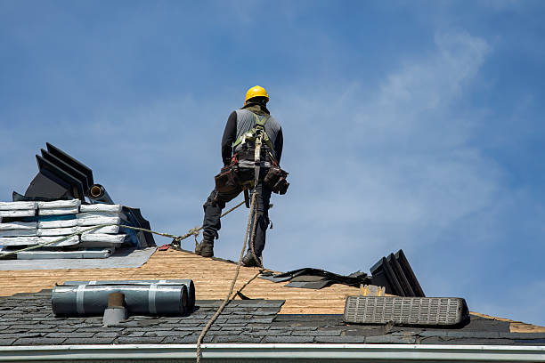 Professional Roofing technician working in Anita, IA